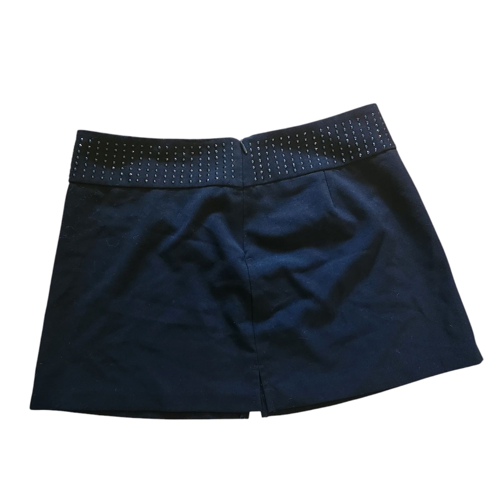 B2G1 FREE! Forever 21 Black Studded Mini Skirt - Picture 2 of 4